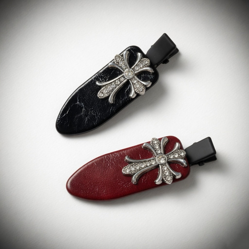 Vintage Textured Finish Clip Pair