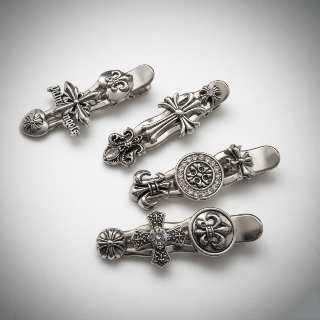 Metal Coldness – Ornate Cross & Emblem
