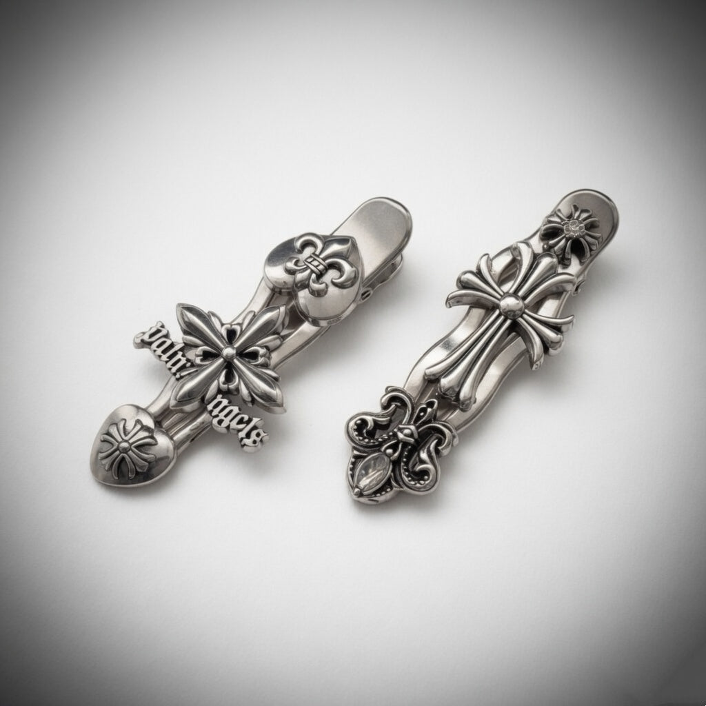 Metal Coldness – Ornate Cross & Emblem