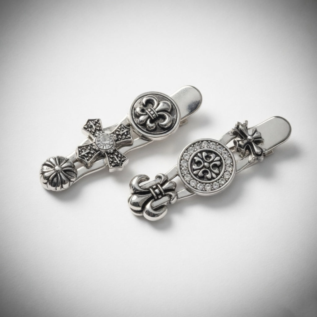 Metal Coldness – Ornate Cross & Emblem