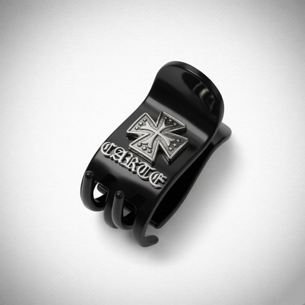 Versatile Understated Goth Matte Clip