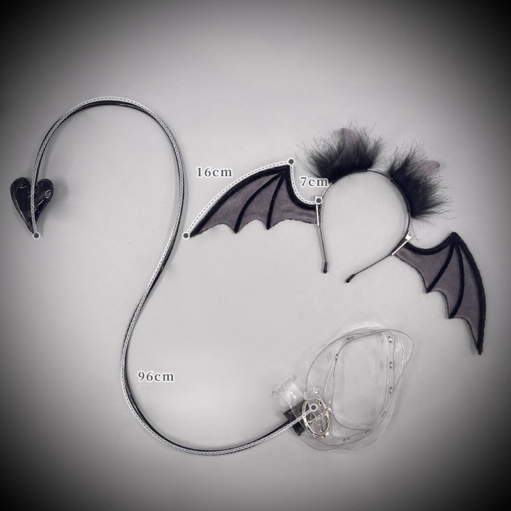 Midnight Raven Wing Hornpiece