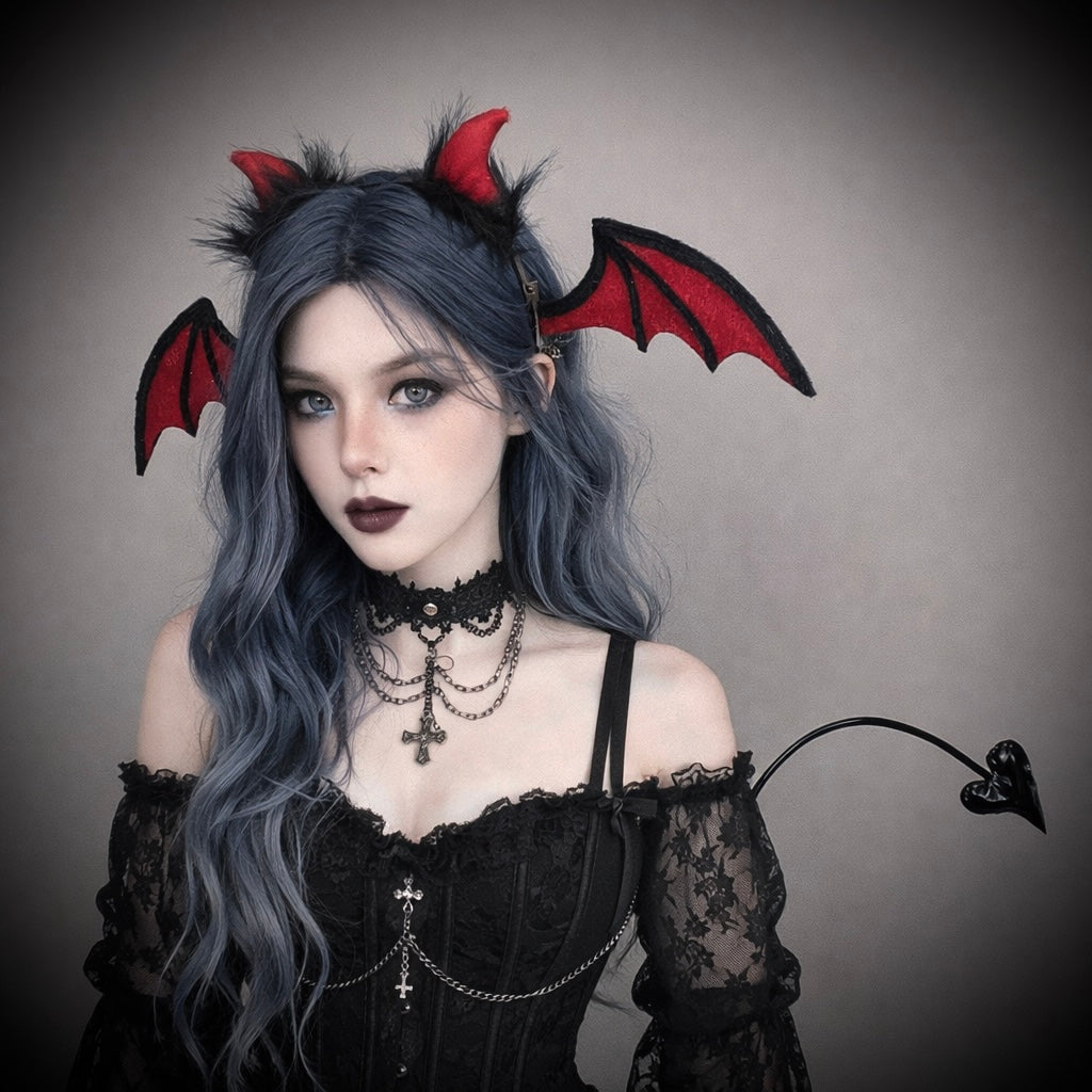 Midnight Raven Wing Hornpiece