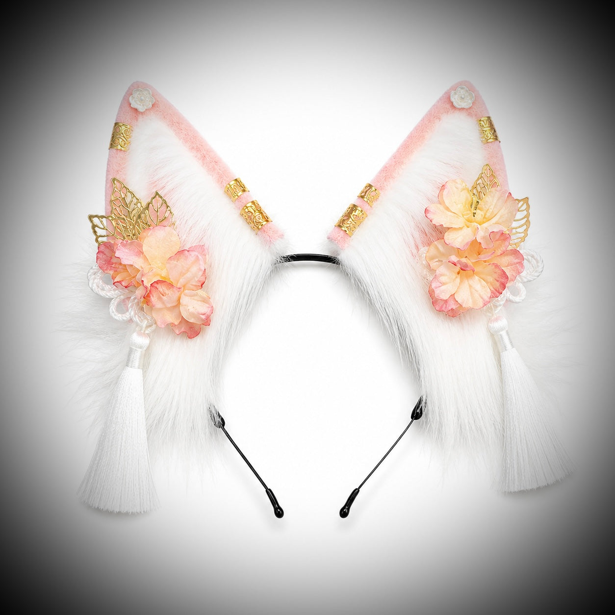 Blush Veil Headpiece
