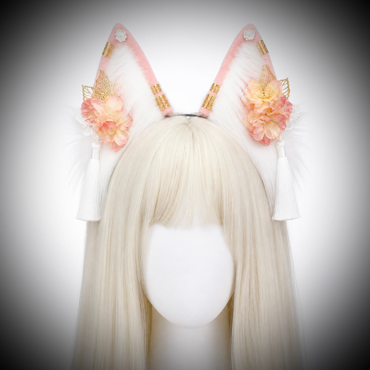 Blush Veil Headpiece