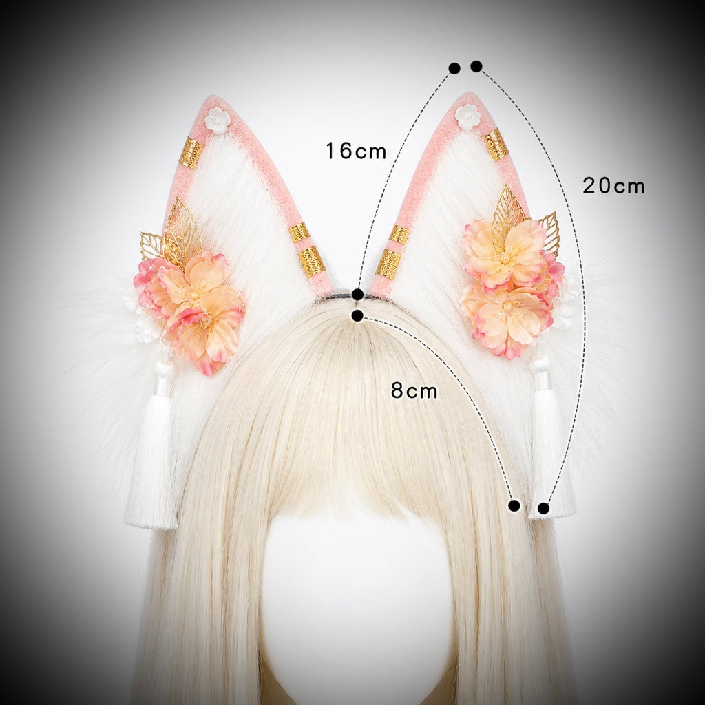 Blush Veil Headpiece