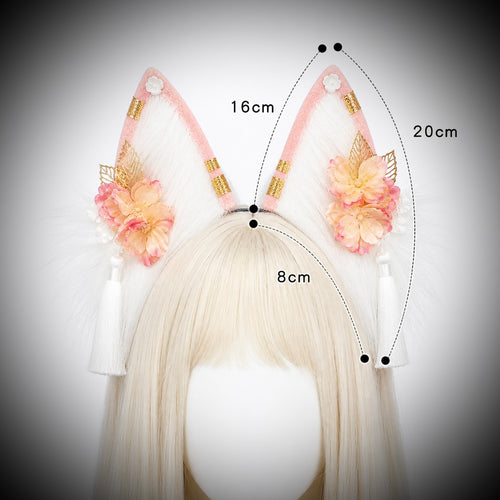 Blush Veil Headpiece