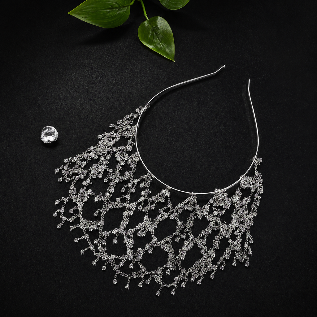 Widowlace Crystal Veil